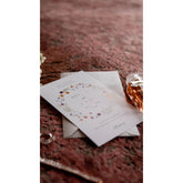 Bröllopskort "Kransen Guld"